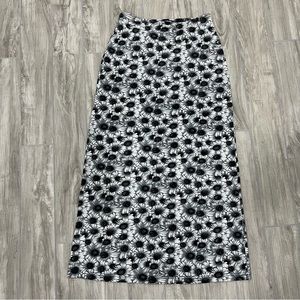 90’s floral maxi skirt